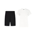 BLACK SHORTS + T-SHIRT SET